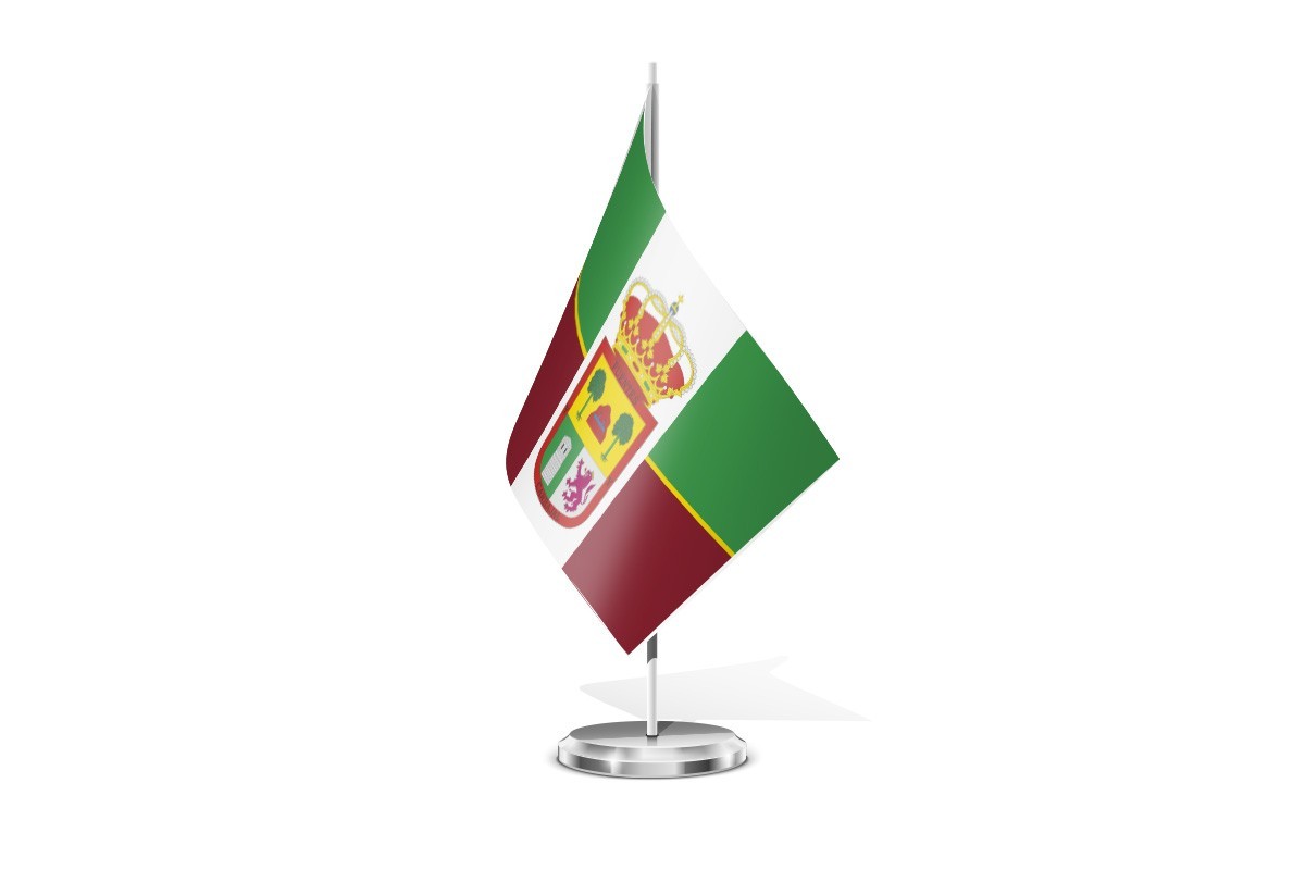 Bandera de mesa de Fuentes de Carbajal