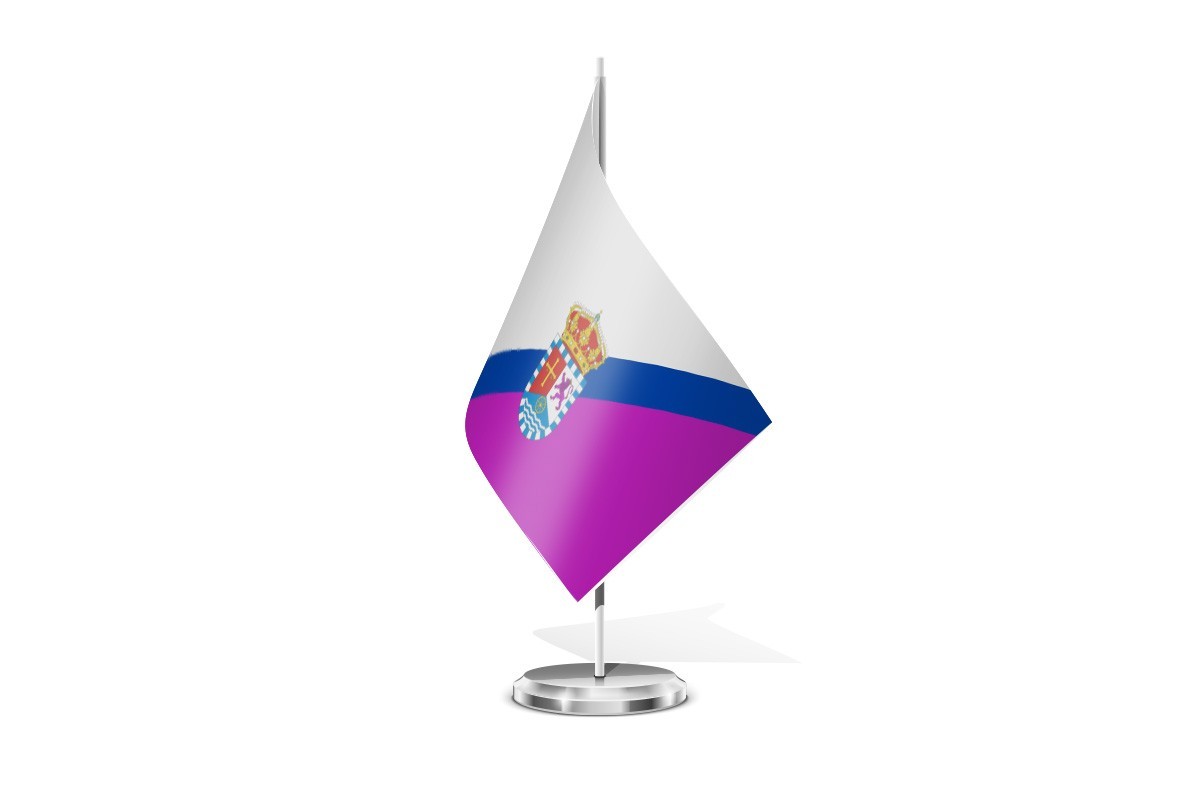 Bandera de mesa de Gradefes