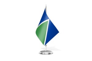 Bandera de mesa de Luyego 123