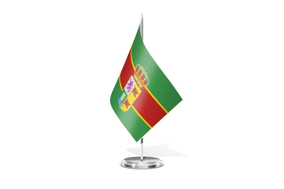 Bandera de mesa de Palacios de la Valduerna