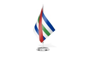 Bandera de mesa de Riego de la Vega 123