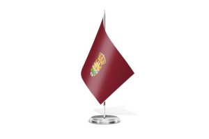 Bandera de mesa de Sahagún 123