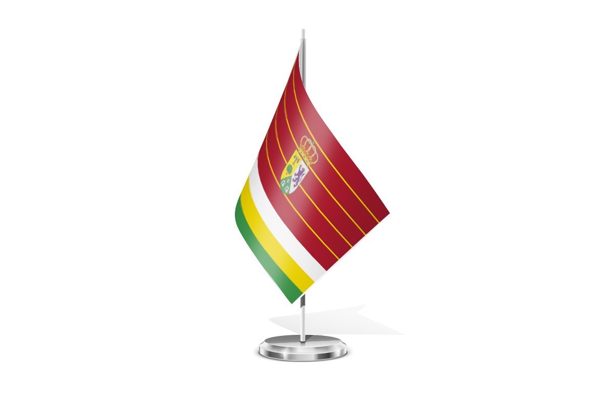Bandera de mesa de San Adrián del Valle