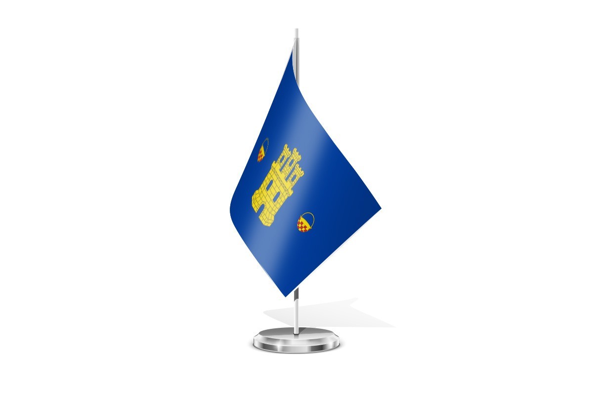 Bandera de mesa de Toral de los Guzmanes