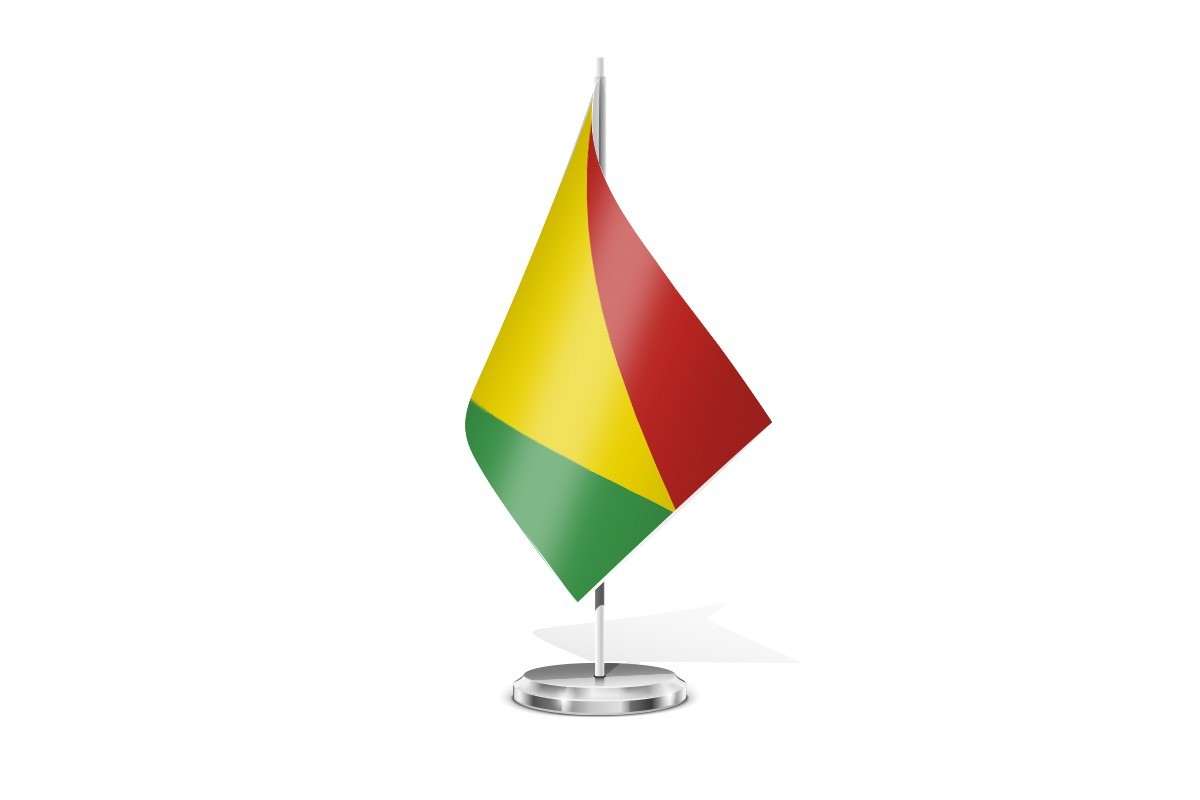 Bandera de mesa de Val de San Lorenzo