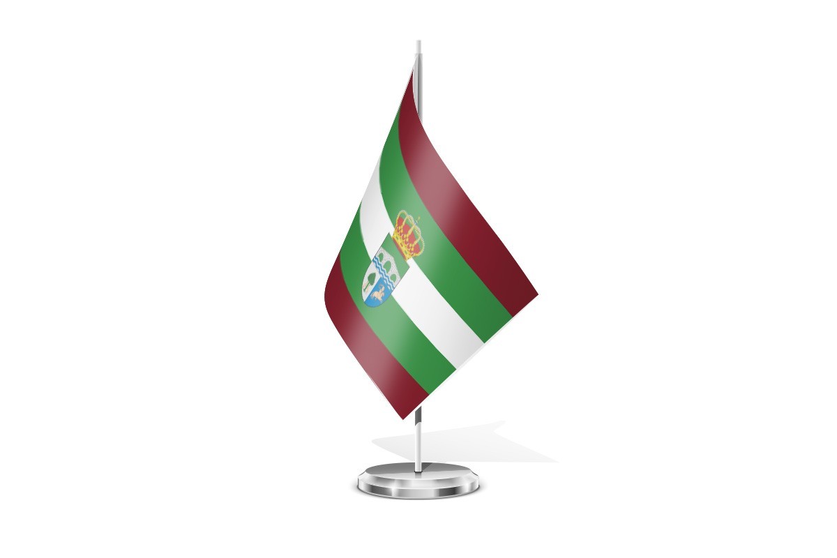 Bandera de mesa de Valdelugueros