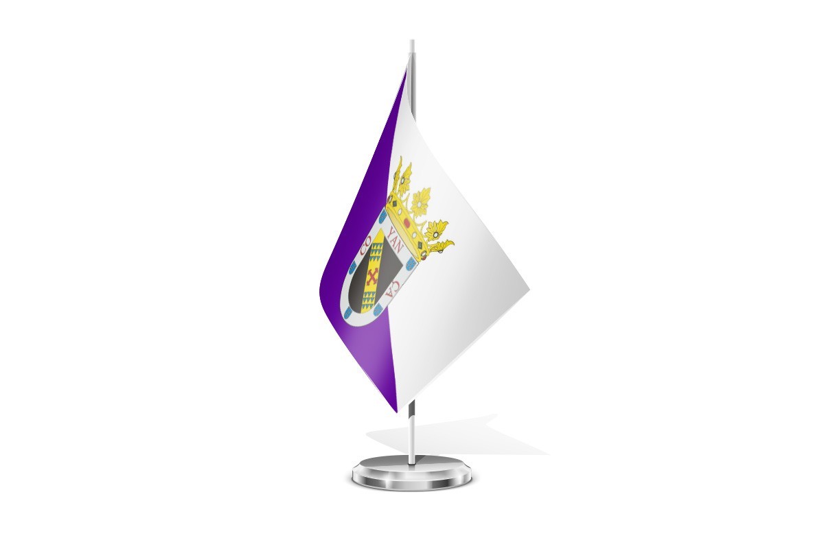 Bandera de mesa de Valencia de Don Juan