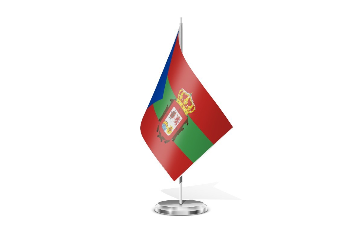 Bandera de mesa de Vega de Infanzones