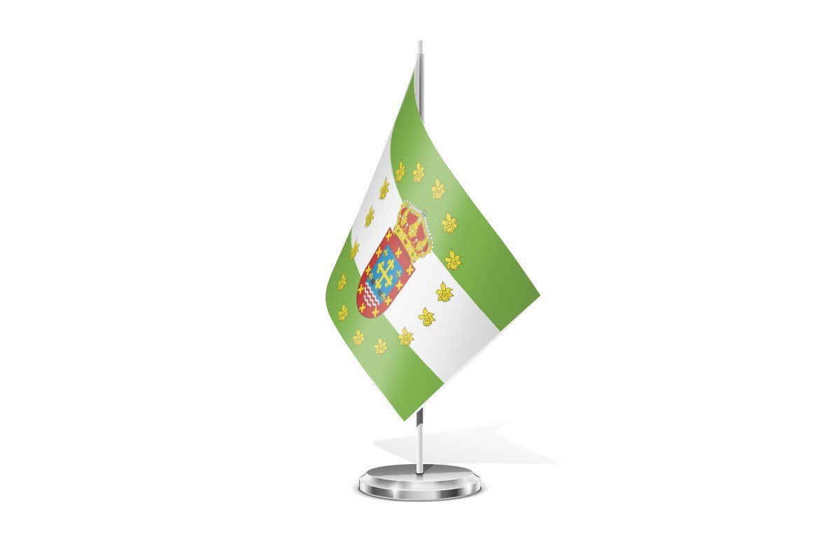 Bandera de mesa de Villablino