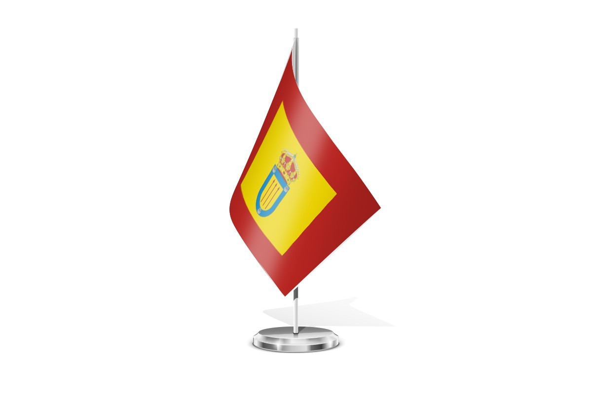 Bandera de mesa de Villadangos del Páramo