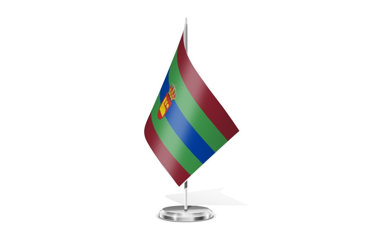 Bandera de mesa de Villamanín