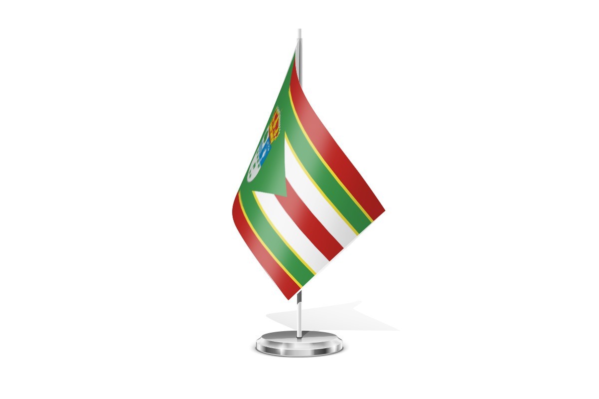 Bandera de mesa de Villamontán de la Valduerna
