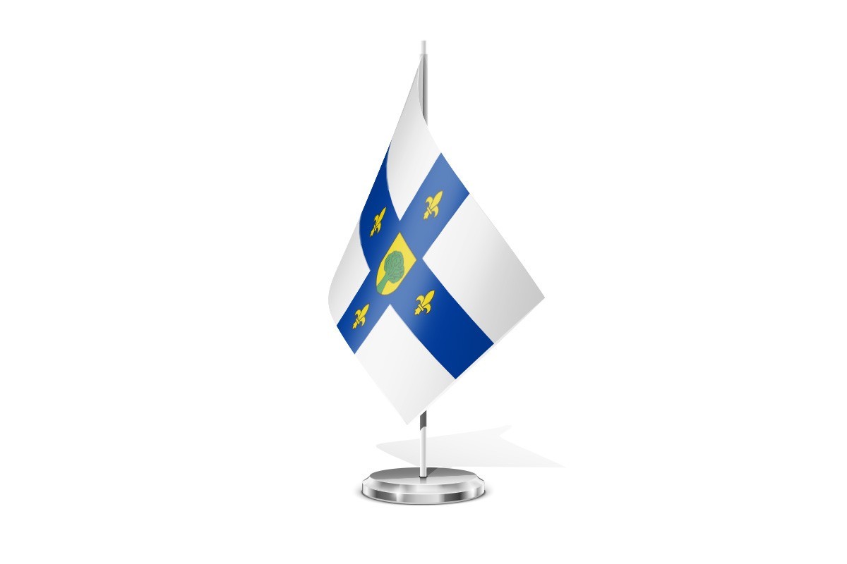 Bandera de mesa de Villaquejida