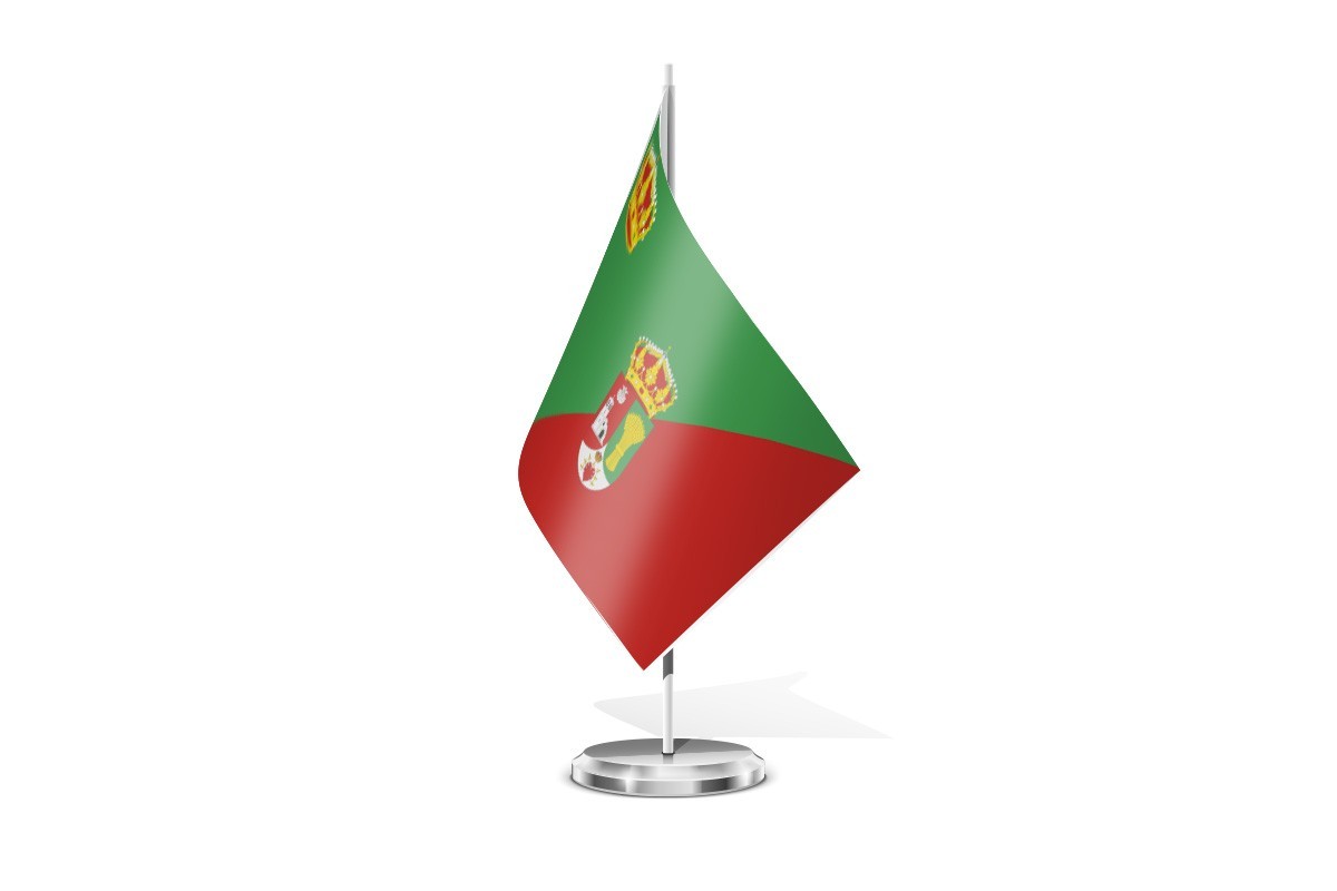 Bandera de mesa de Villaturiel