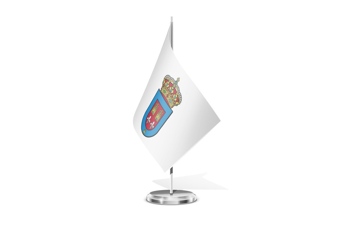 Bandera de mesa de Alba de Cerrato