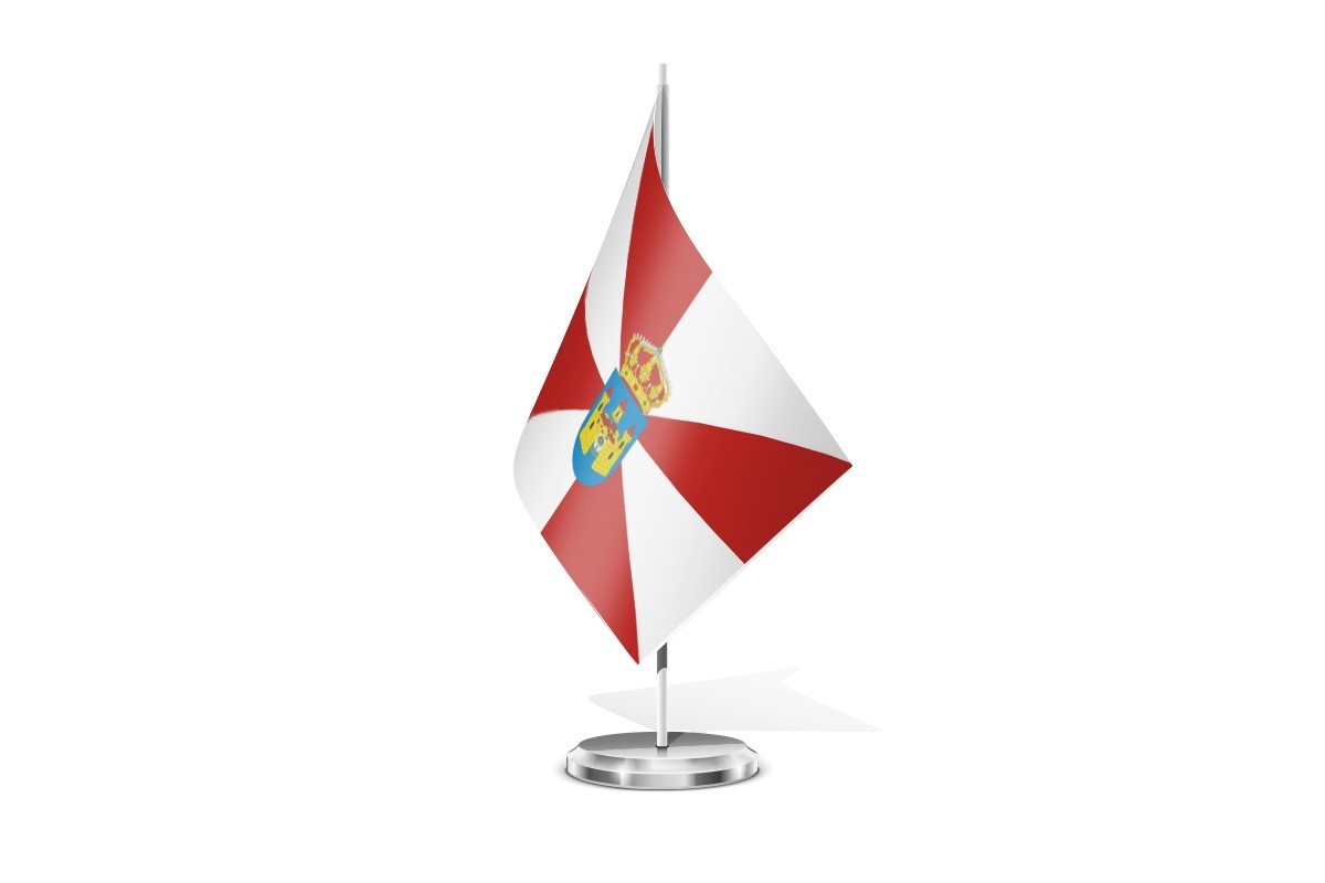 Bandera de mesa de Autilla del Pino