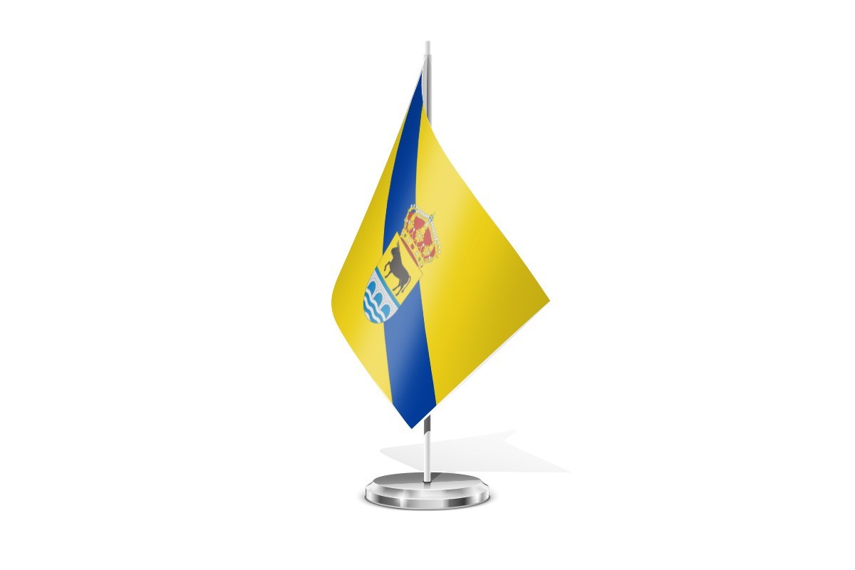 Bandera de mesa de Boadilla de Rioseco