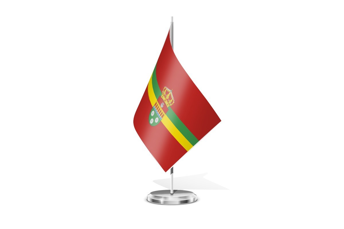 Bandera de mesa de Calzada de los Molinos