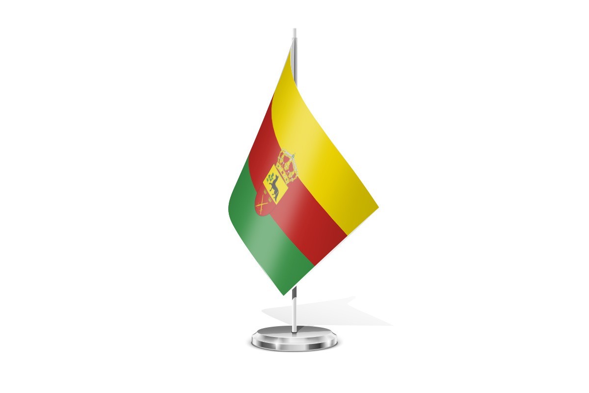 Bandera de mesa de Cardeñosa de Volpejera
