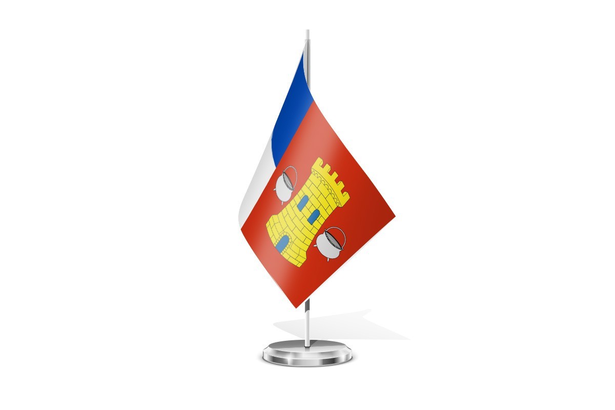 Bandera de mesa de Hornillos de Cerrato