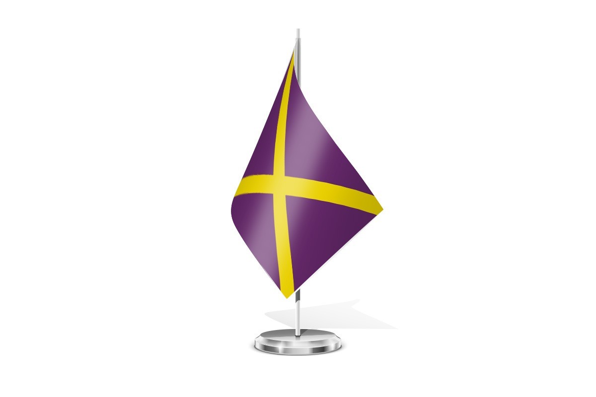 Bandera de mesa de Mantinos