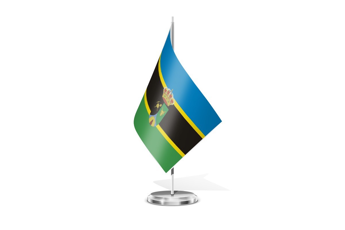 Bandera de mesa de Mudá