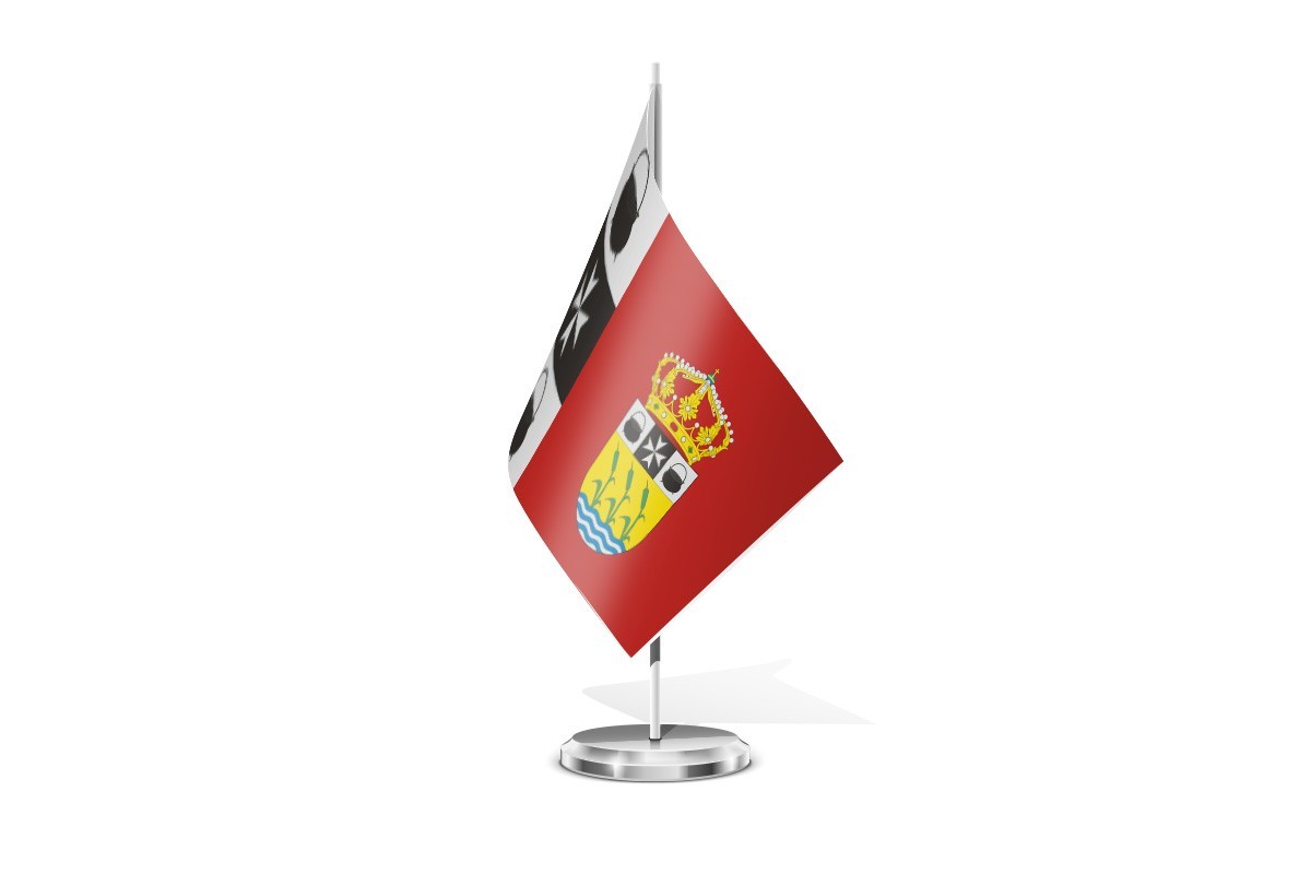 Bandera de mesa de Reinoso de Cerrato