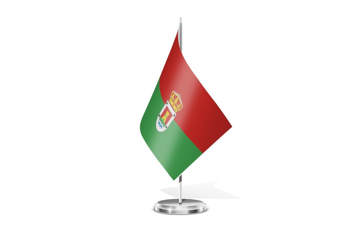 Bandera de mesa de Ribas de Campos