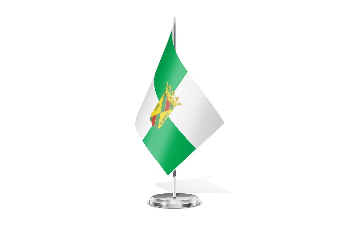 Bandera de mesa de Saldaña