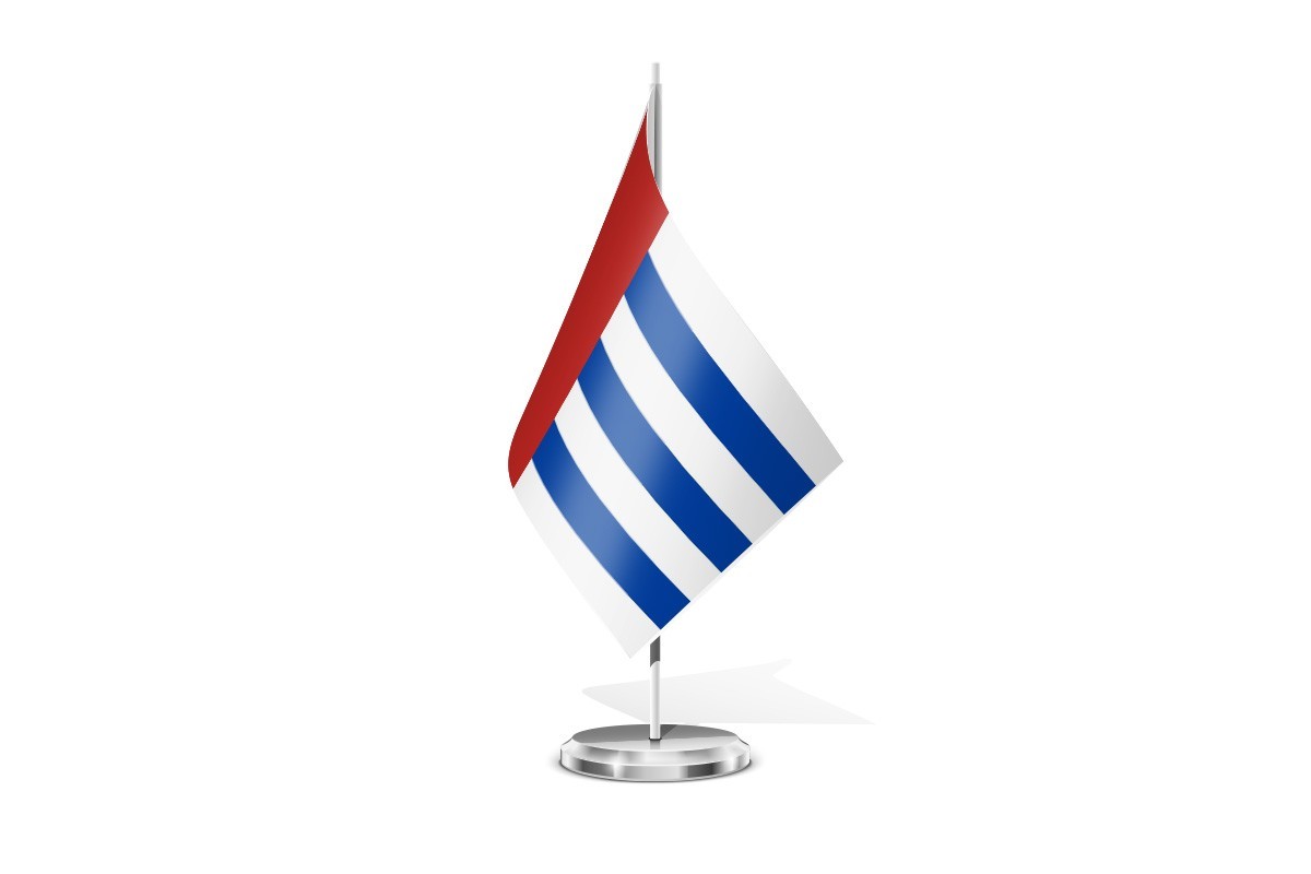 Bandera de mesa de Villaviudas