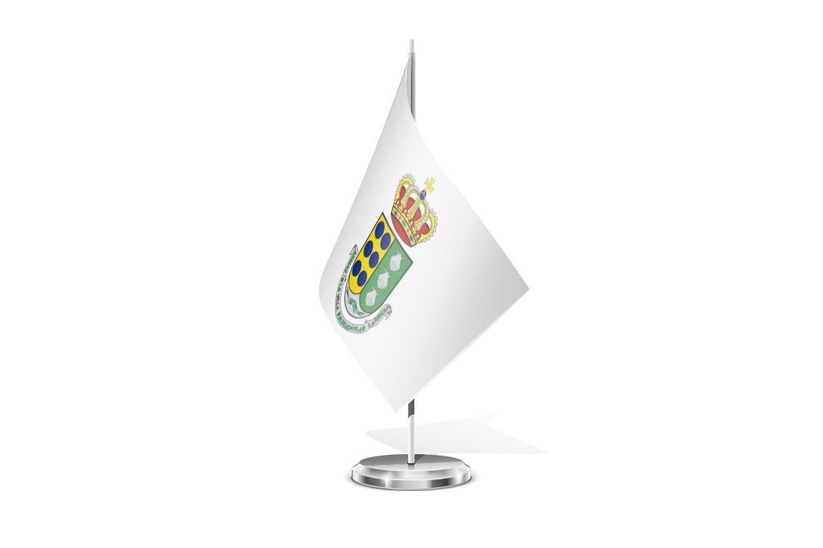 Bandera de mesa de Aldeadávila de la Ribera