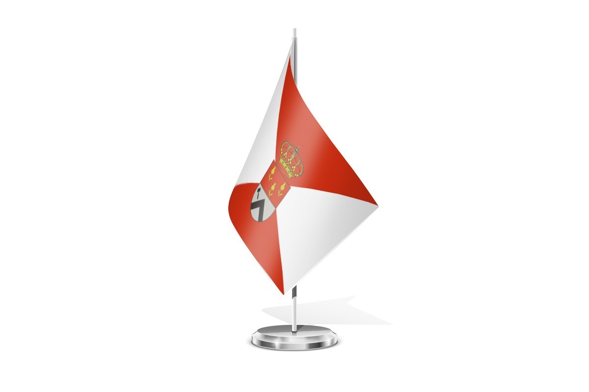 Bandera de mesa de Aldeaseca de la Frontera