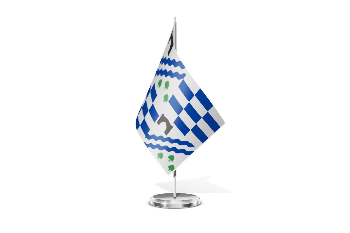 Bandera de mesa de Bóveda del Río Almar