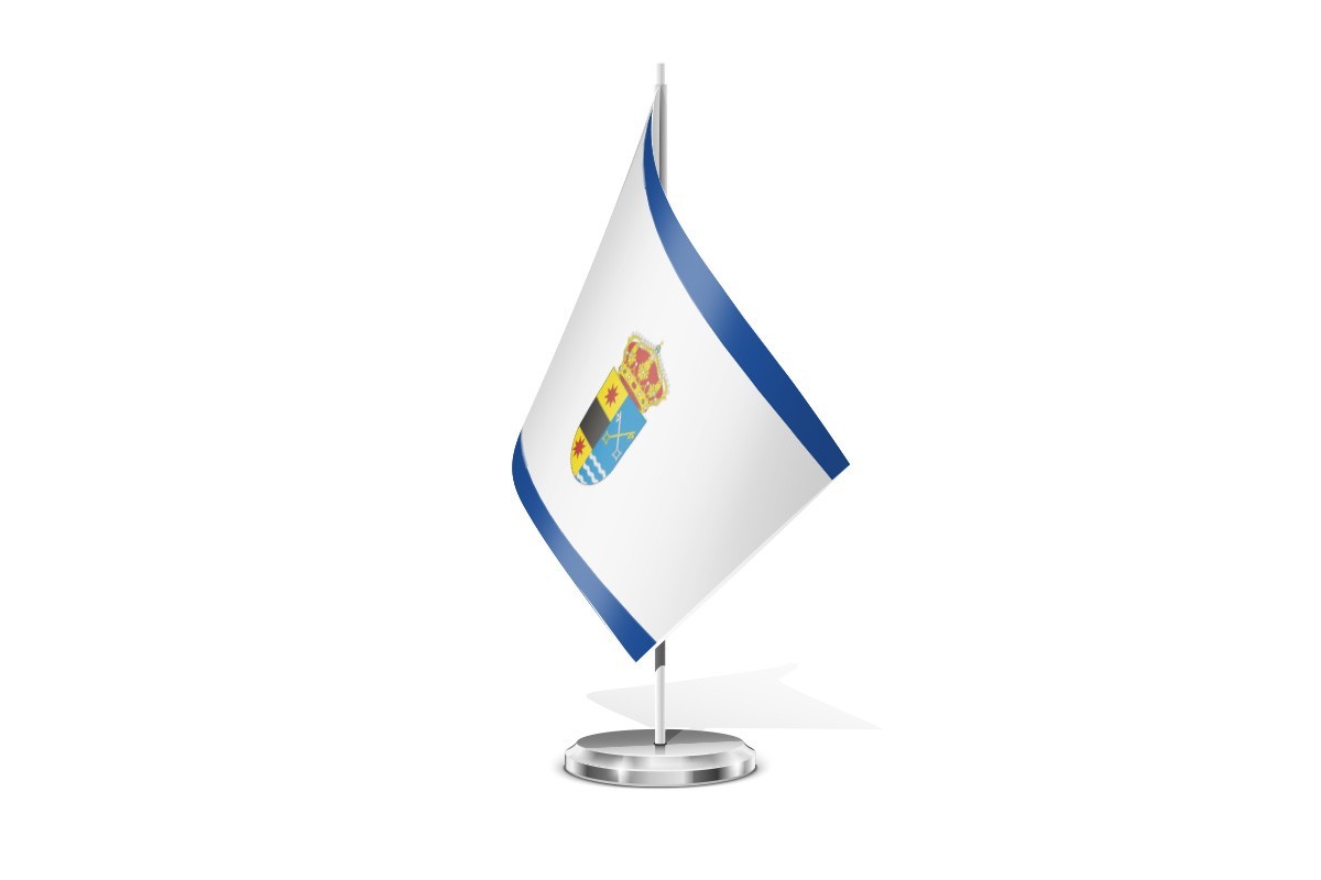 Bandera de mesa de Calvarrasa de Abajo