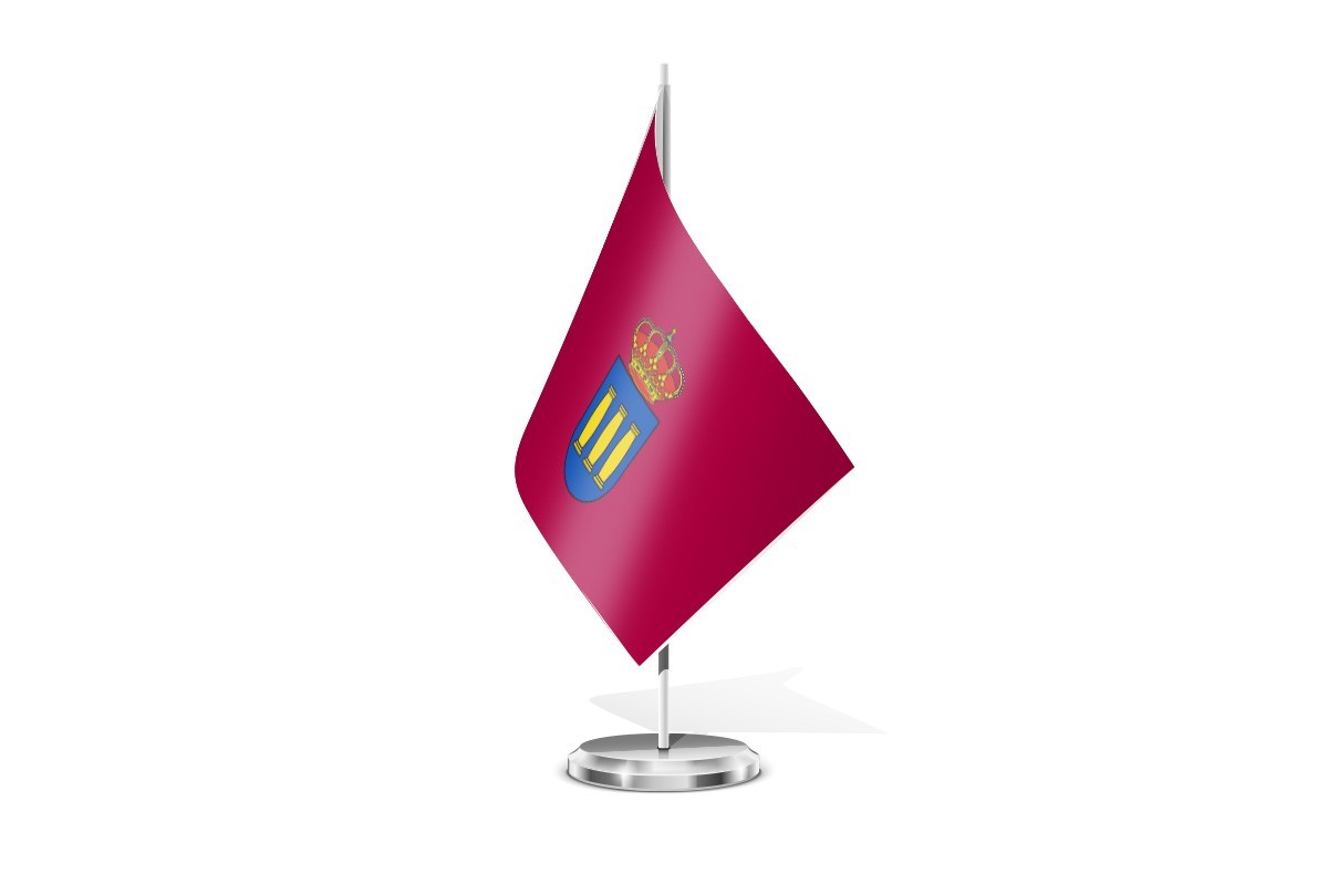 Bandera de mesa de Ciudad Rodrigo