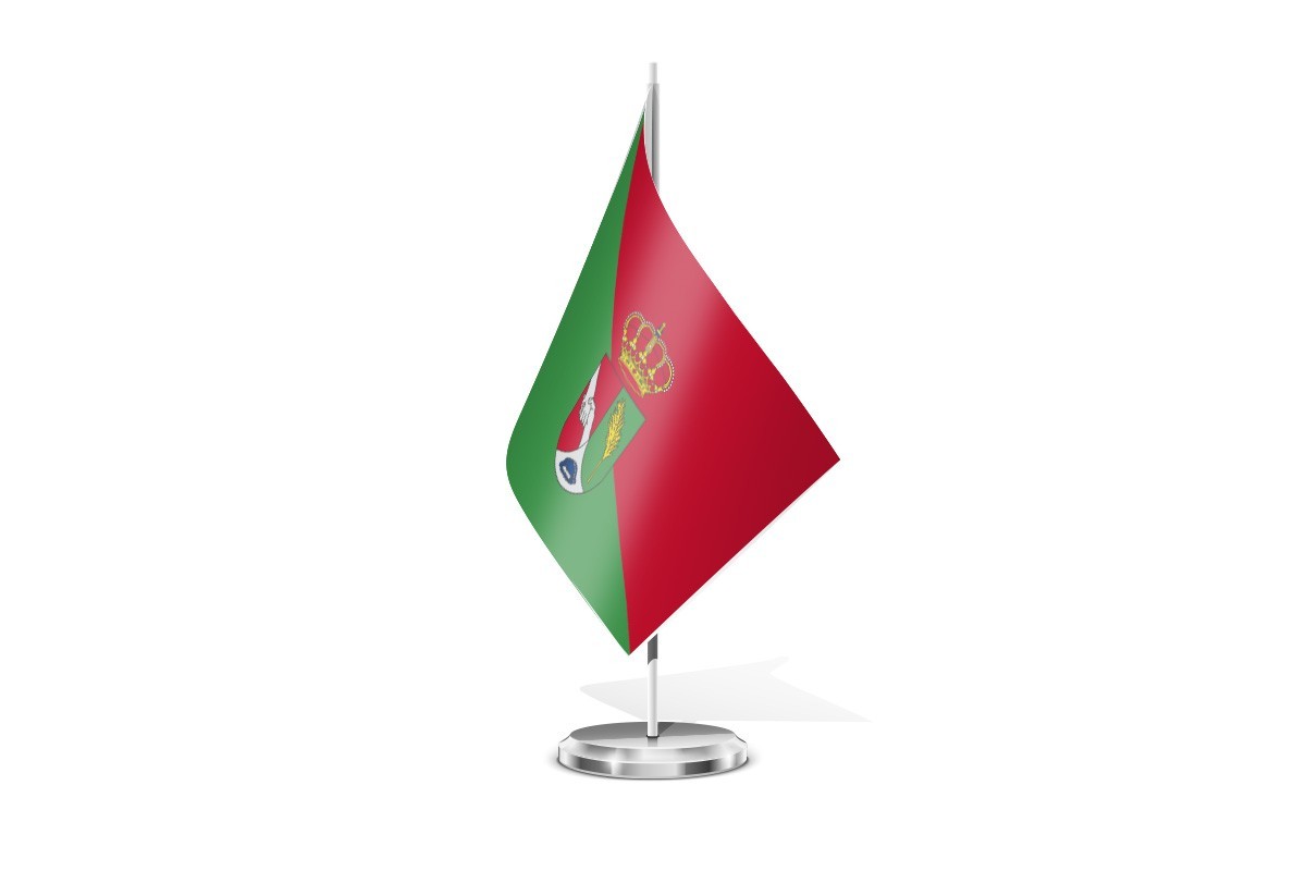 Bandera de mesa de Fuente de San Esteban