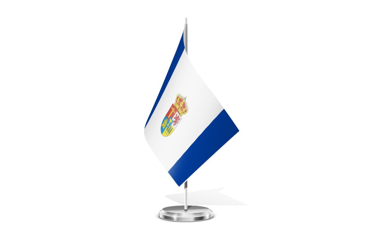 Bandera de mesa de Fuentes de Oñoro