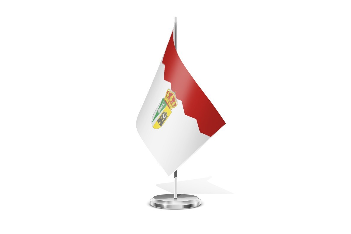 Bandera de mesa de Miranda de Azán