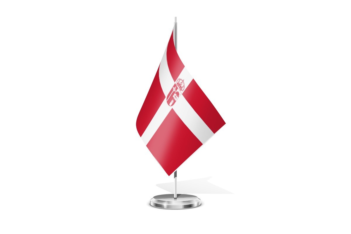 Bandera de mesa de Parada de Arriba