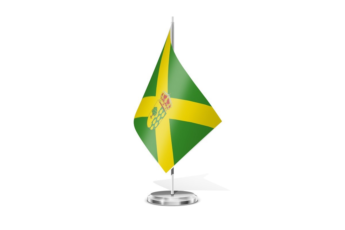 Bandera de mesa de Peralejos de Abajo
