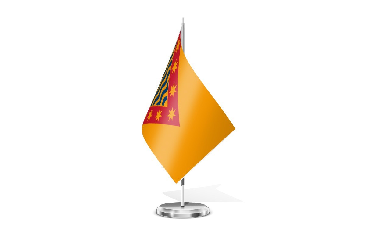 Bandera de mesa de Vega de Tirados