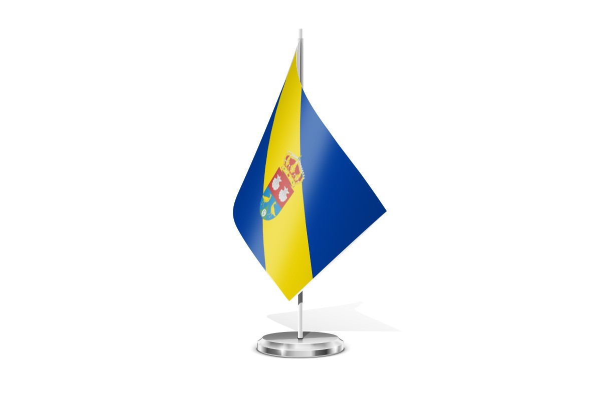 Bandera de mesa de Zarapicos