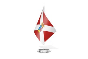 Bandera de mesa de Abades 123