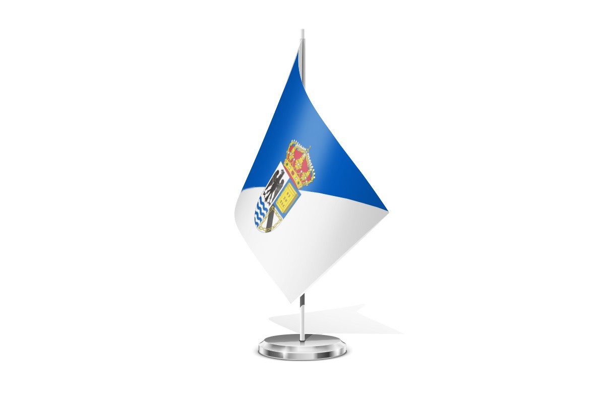 Bandera de mesa de Aguilafuente
