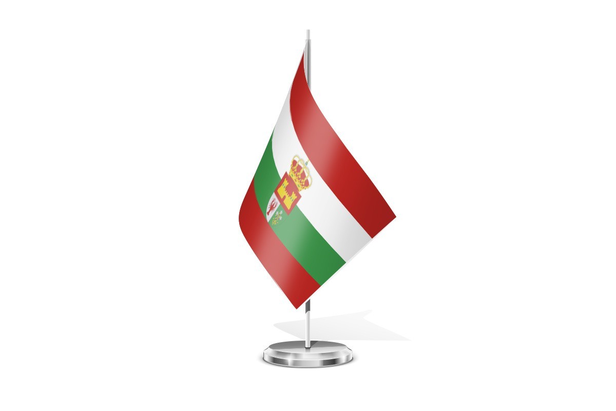 Bandera de mesa de Aldeasoña