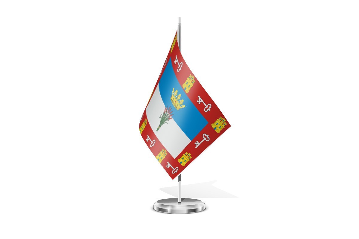 Bandera de mesa de Bercimuel