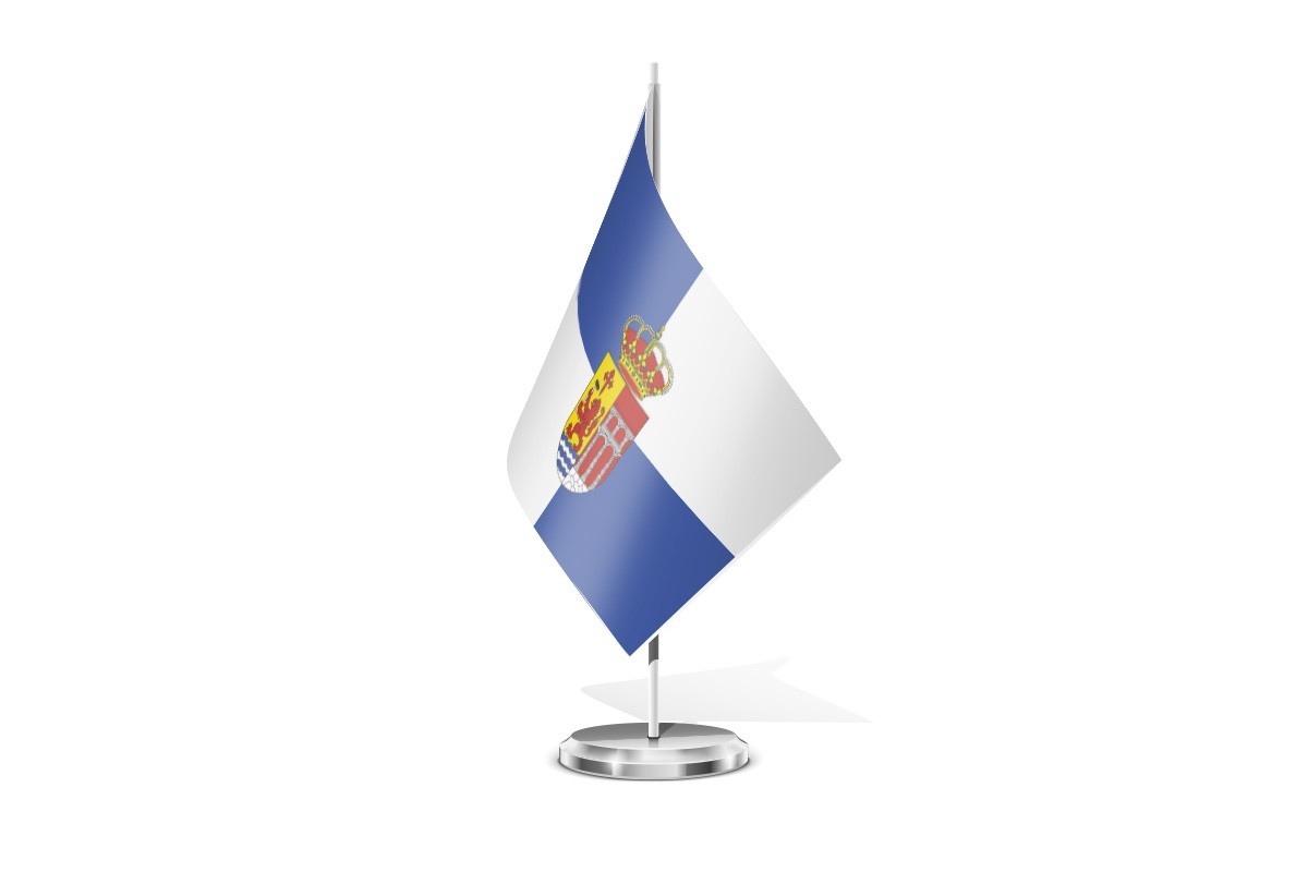 Bandera de mesa de Bernuy de Porreros