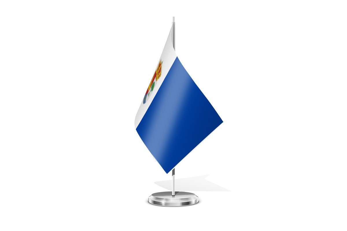 Bandera de mesa de Fuentepiñel