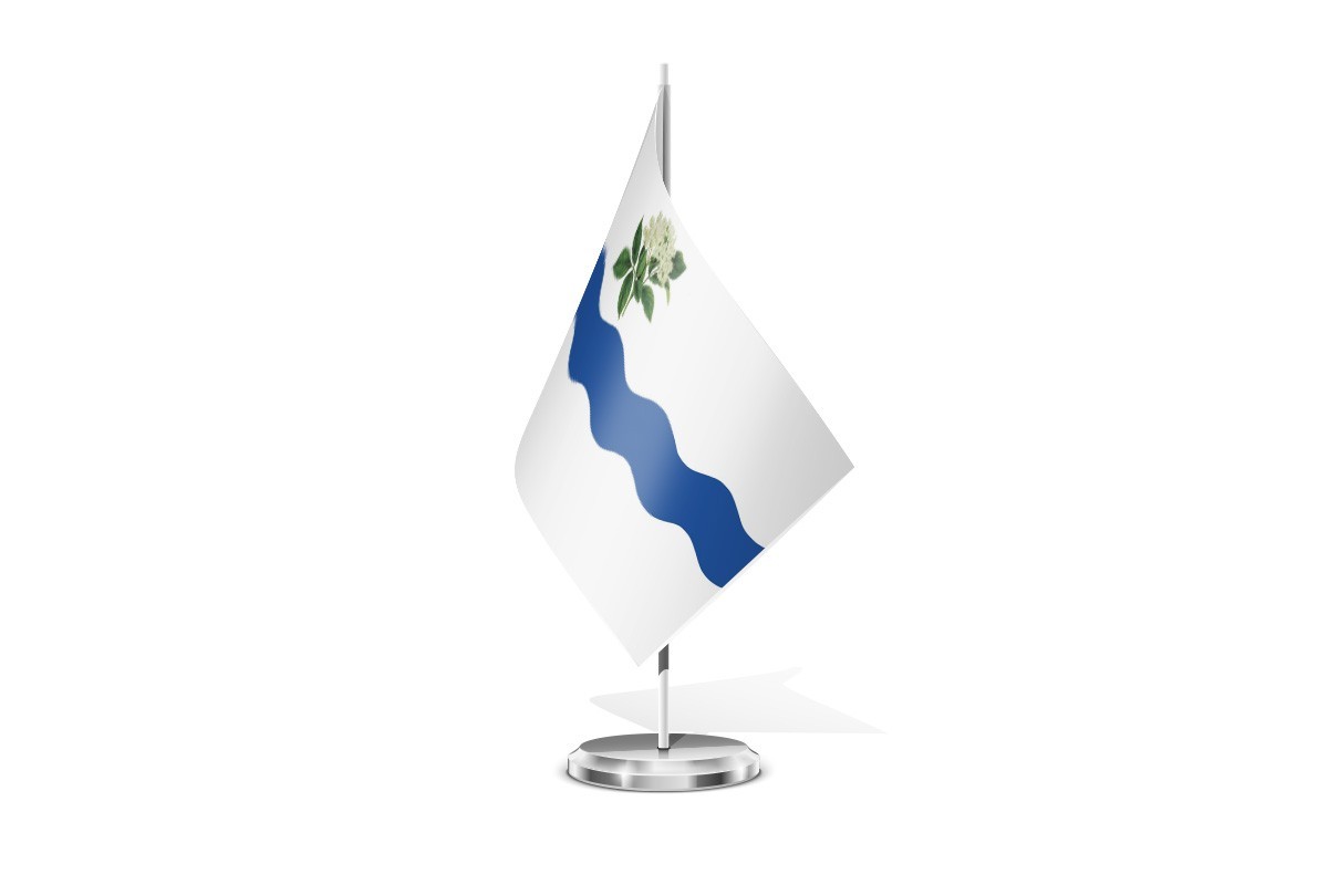 Bandera de mesa de Fuentesaúco de Fuentidueña