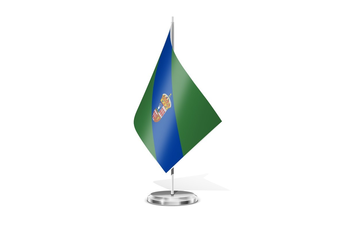 Bandera de mesa de Huertos
